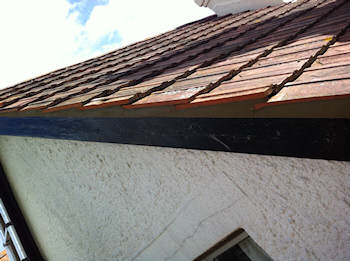 New roof, reclaimed tiles